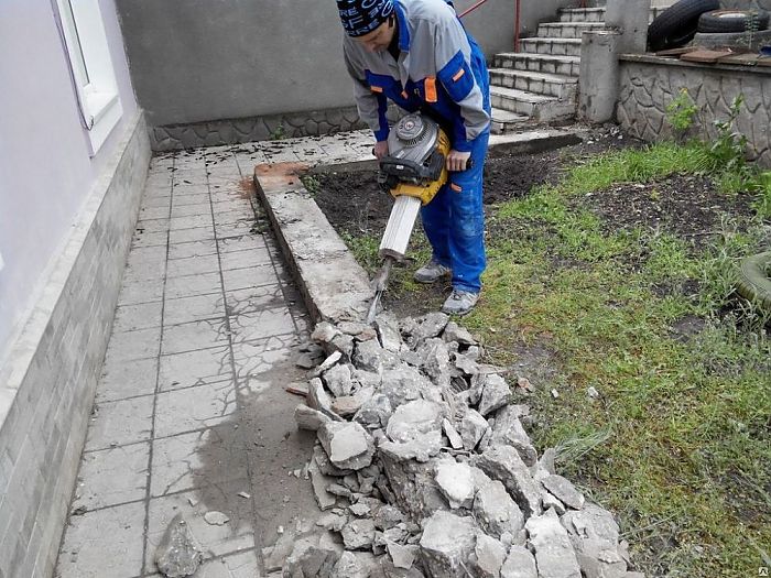 демонтаж фундамента демонтаж фундамента